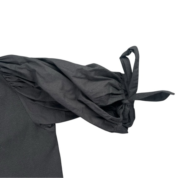 Maeve Anthropologie Women’s Puff-Sleeved Blouse Top In Black Size XS - Picture 7 of 7